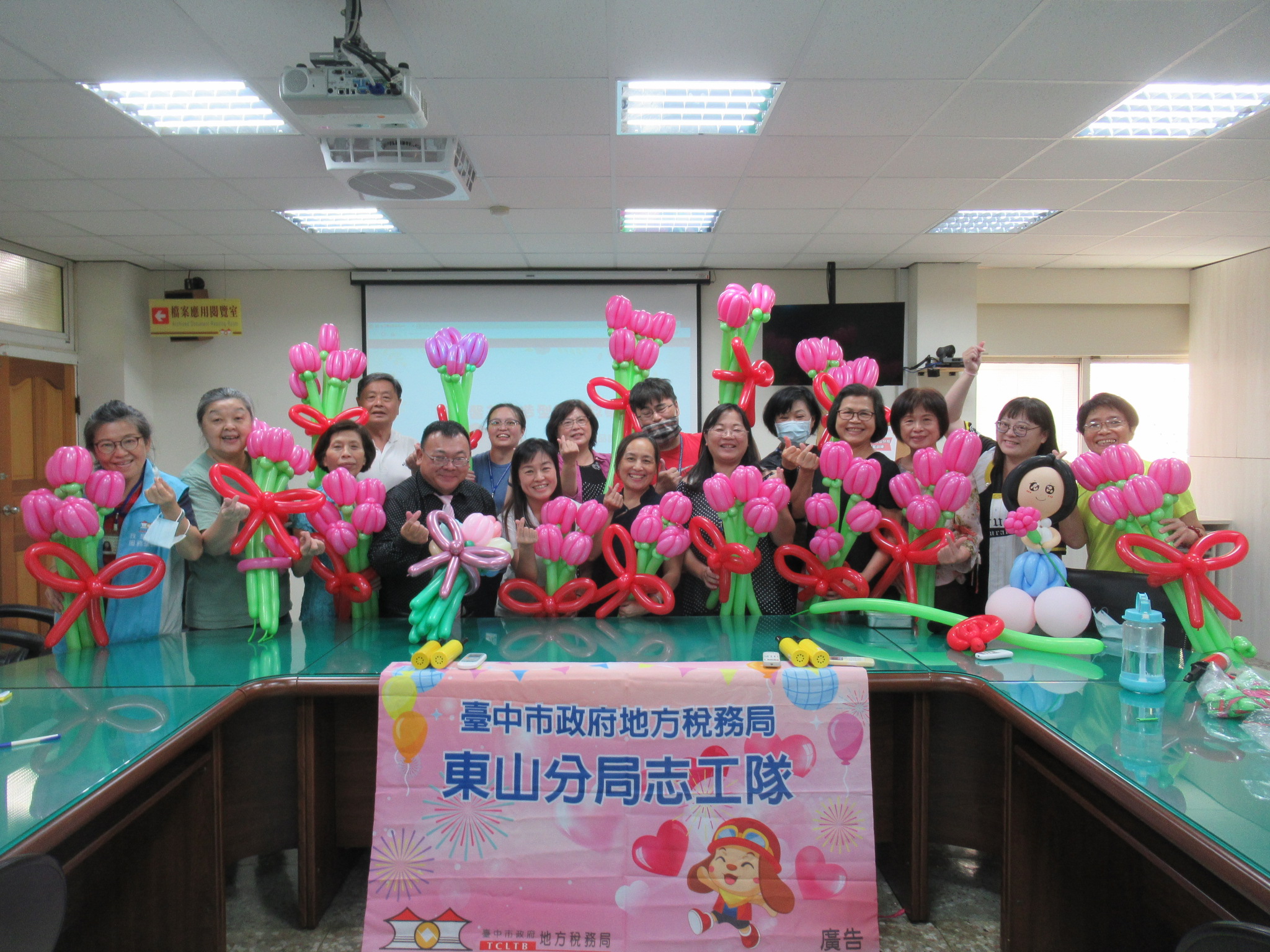 造型氣球DIY大合照